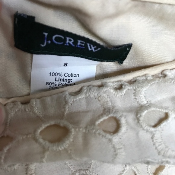 J Crew Lace Eyelet Mini Skirt Scalloped Floral - Picture 5 of 6